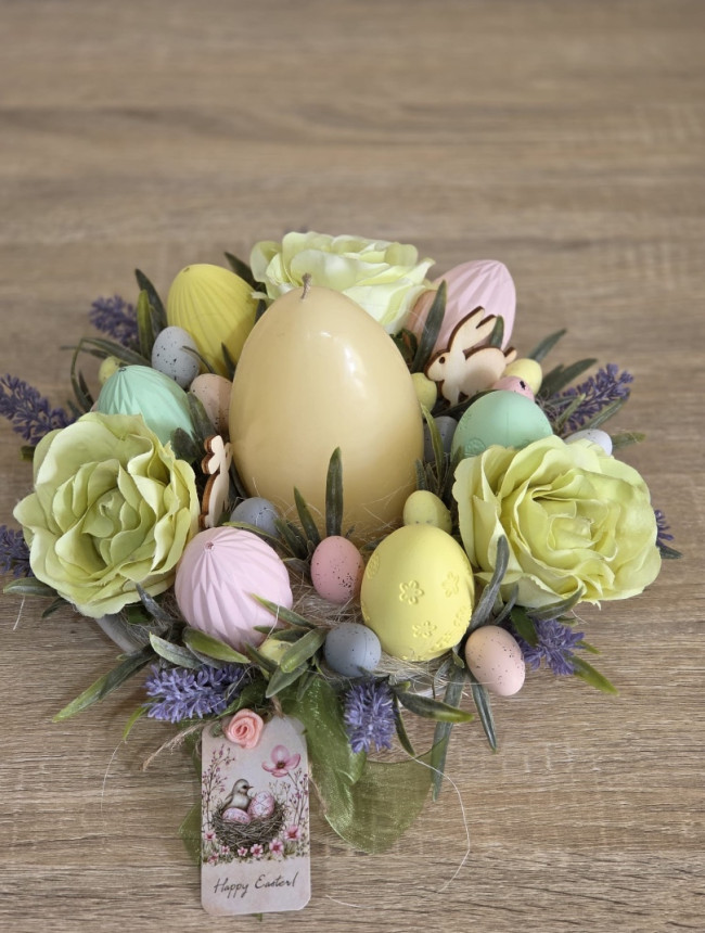 Aranjament decorativ handmade pentru Paște