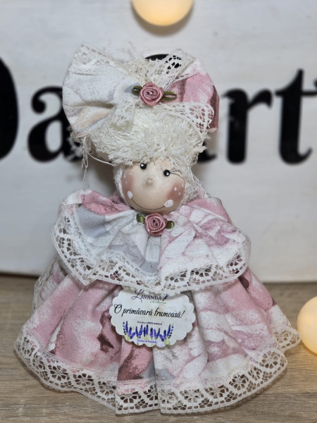 Păpușică handmade decorativă - primăvară 