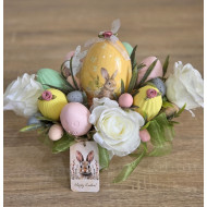 Aranjament decorativ handmade pentru Paște 