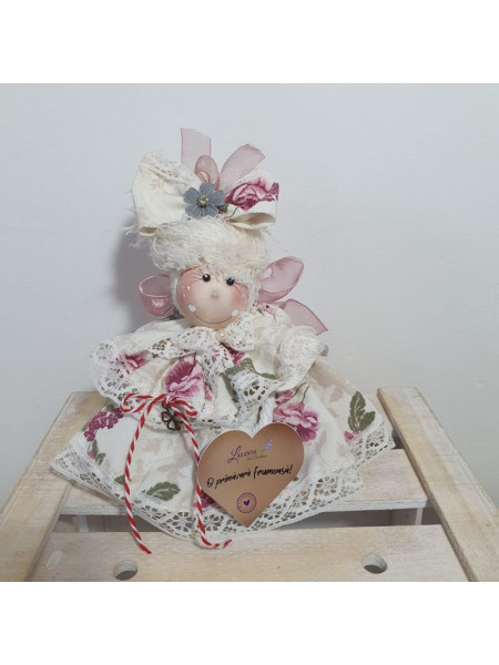 Păpușică Rosabella dim. 17 cm. 