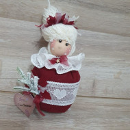 Păpușică decorativă Christmas Air dim. 25x15 cm.