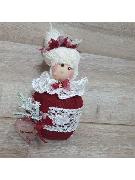 Păpușică decorativă Christmas Air dim. 25x15 cm.