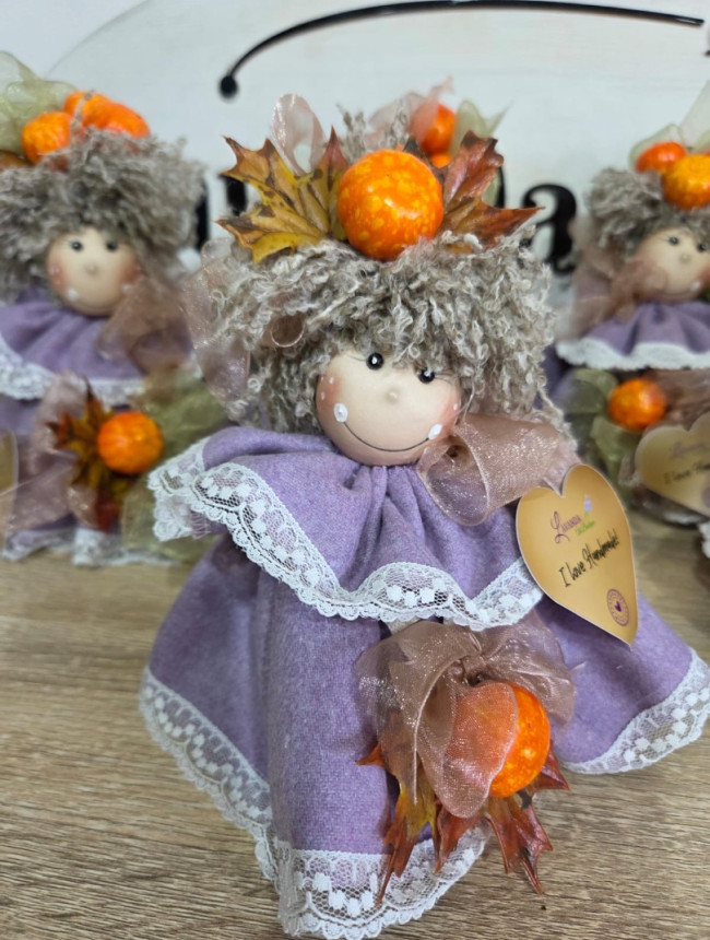 Păpușică "Pumpkin spice" Păpușică "Pumpkin spice"