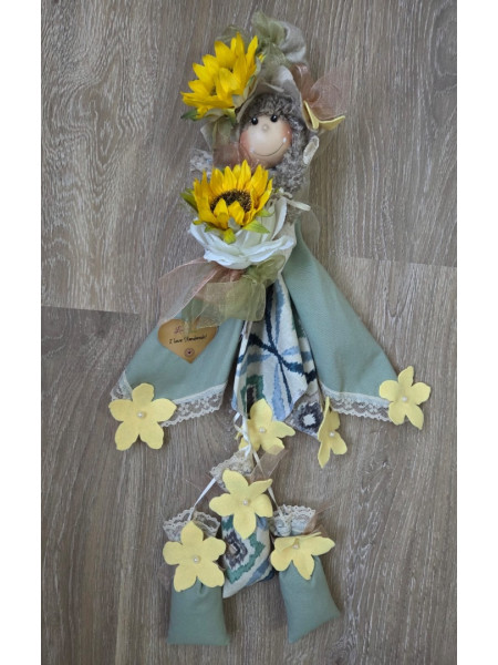 Zâna "Cer de toamnă" cu agățătoare 