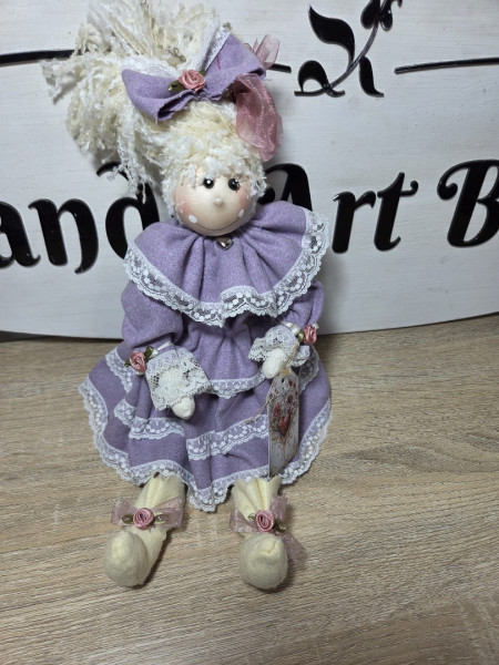 Păpușică decorativă - mov 