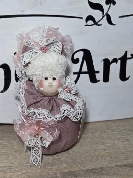 Păpușică handmade decorativă - primăvară 