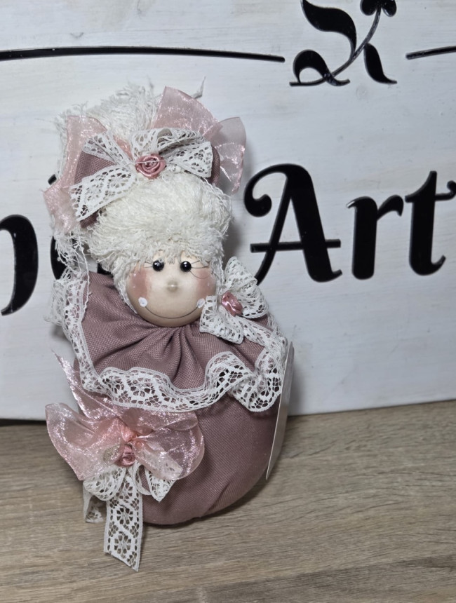 Păpușică handmade decorativă - primăvară 