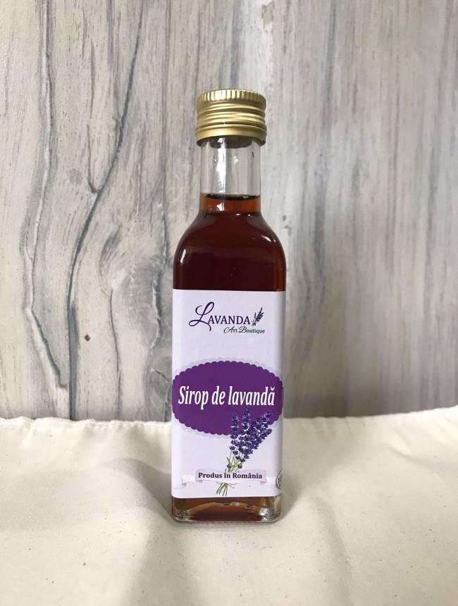 Sirop de lavandă 100% natural, 100 ml