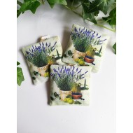 Perniță decorativă cu lavandă dim. 10x10 cm Perniță decorativă cu lavandă dim. 10x10 cm