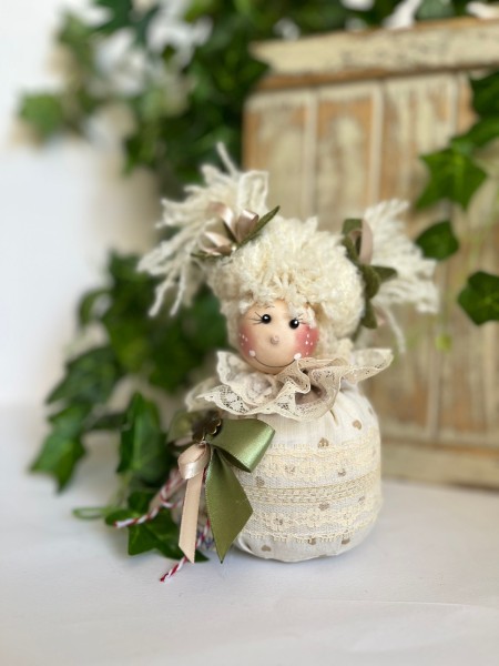 Păpușică decorativă cu lavandă ~18 cm