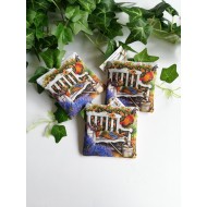 Perniță decorativă cu lavandă dim. 10x10 cm Perniță decorativă cu lavandă dim. 10x10 cm