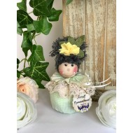 Păpușă handmade Primavera cu aromă de lavandă Păpușă handmade Primavera cu aromă de lavandă