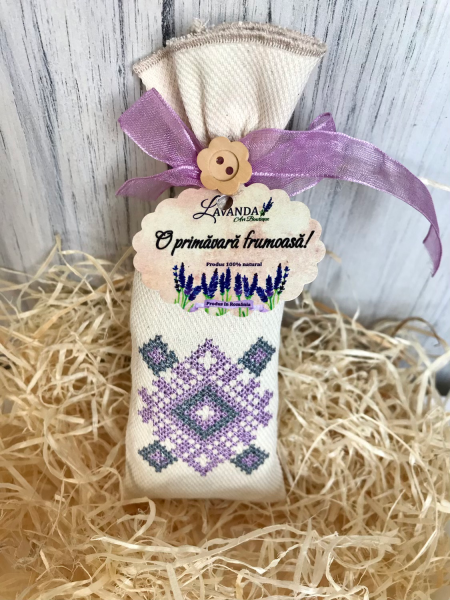 Săculeț umplut cu floare de lavandă, dim. ~ 19 cm