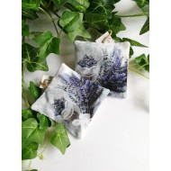 Perniță decorativă cu lavandă dim. 10x10 cm Perniță decorativă cu lavandă dim. 10x10 cm